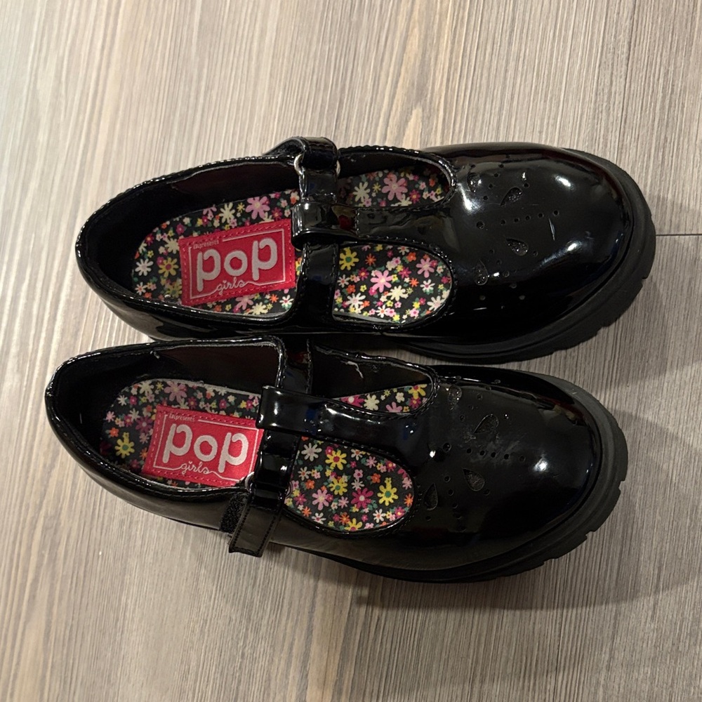 Mudd Black Patent Kids Dress Shoes